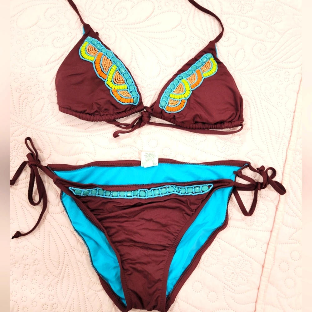 Mossino Bikini with beads. Used in good conditions